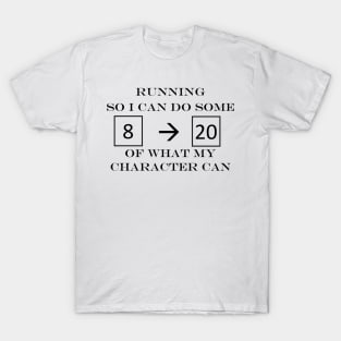 Character Running Shirt T-Shirt